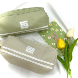 日系雙層大容量筆袋