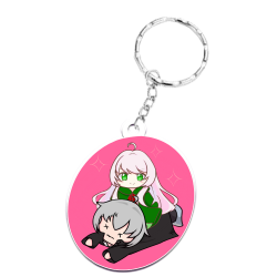 圓形吊飾-千夏制服云墨