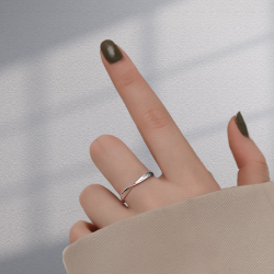 素圈指環 開口可調節