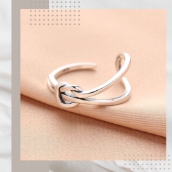 簡約復古繩結戒指