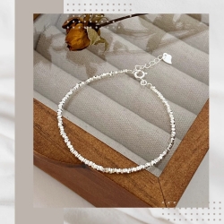 不規則碎銀簡約手鍊