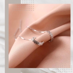 金工手作奢華設計氣質鏤空流蘇耳環