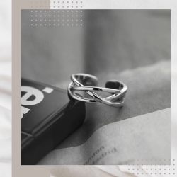 復古多層交織戒指