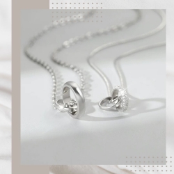 環環相扣情侣純銀項鍊