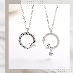 “魚”生有你情侶純銀項鍊