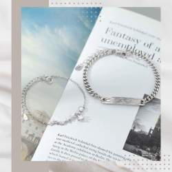 星辰大海情侶純銀手鍊