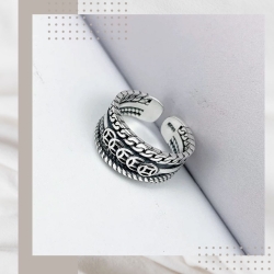 招財轉運純銀戒指