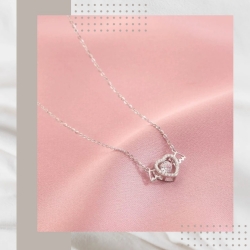 跳動的愛心天使純銀項鍊