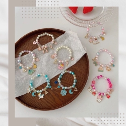 金工手作兒童可愛彩色串珠手鍊