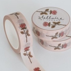 文青 玫瑰紙膠帶