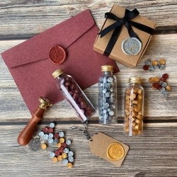 HAPPYMT 火漆蠟 珠光 三色 蠟粒