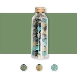 HAPPYMT 火漆蠟粒大罐裝 漫步在原野森林 綠色系