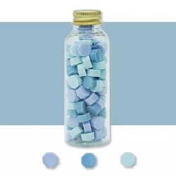 HAPPYMT 火漆蠟粒大罐裝 日落前的海岸線 淡藍紫色系