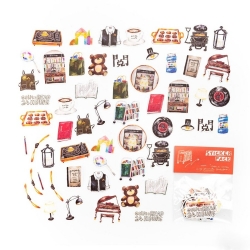 OURS 森林好朋友逛書店貼紙組