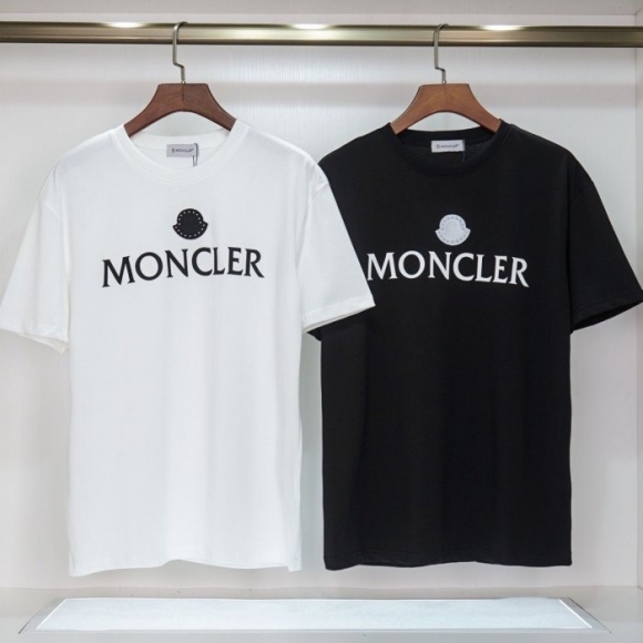 MONCLER 蒙口短袖T恤MONC純棉男女夏季新款寬松休閑運動潮流