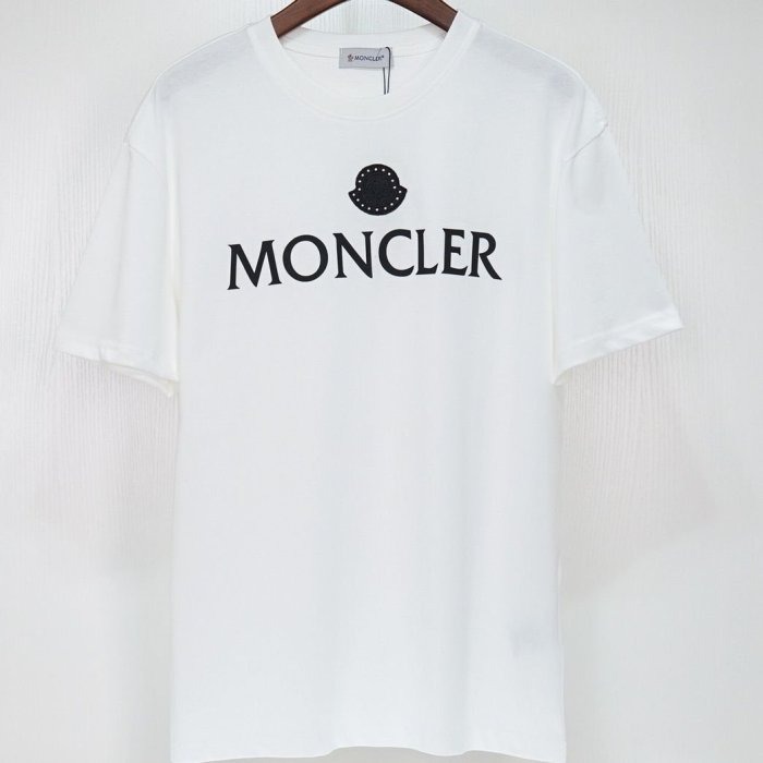 MONCLER 蒙口短袖T恤MONC純棉男女夏季新款寬松休閑運動潮流