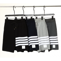 THOM.BROWNE.湯姆布朗 TB 經典基本款 夏季色織薄款短褲 四條槓短褲 簡約時尚 夏日必備 男女同