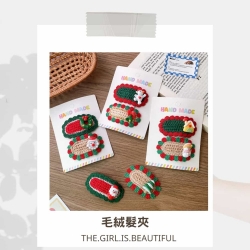 毛絨髮夾