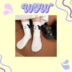 日系黑耳朵小狗