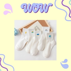 白色長筒天氣襪