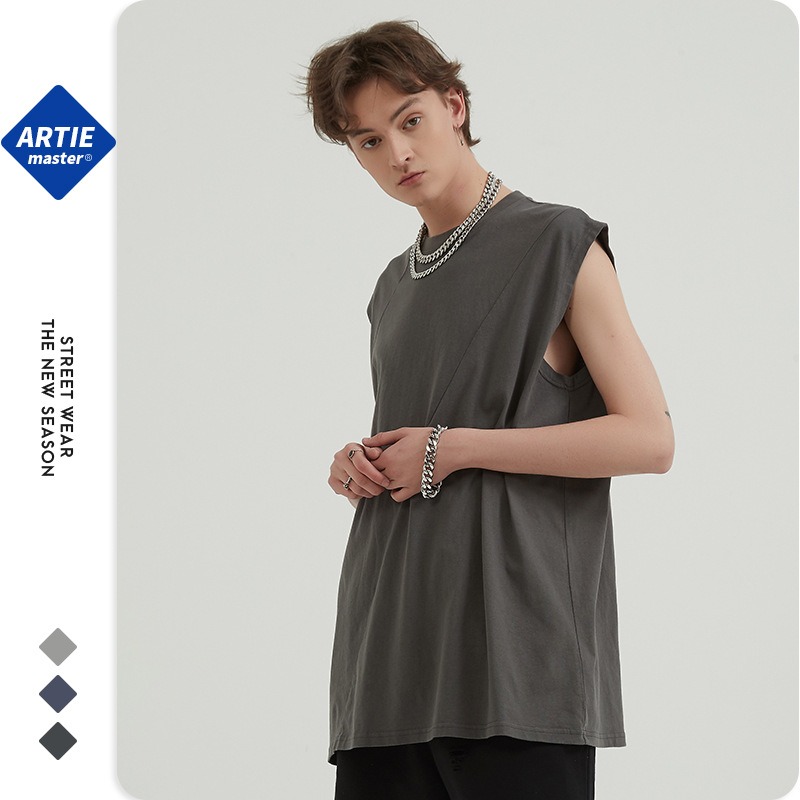 ARTIE | 歐美高街打底寬鬆無袖潮牌男背心