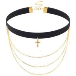 十字金鍊項圈