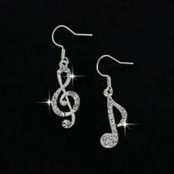 音符耳環