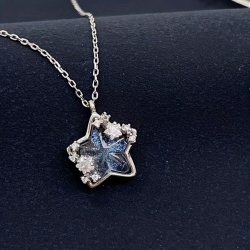星型水晶星空項鍊