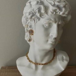 金耳環項鍊套組