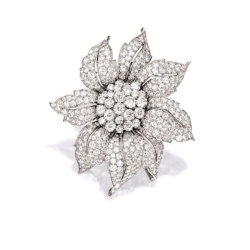 白鑽花胸針