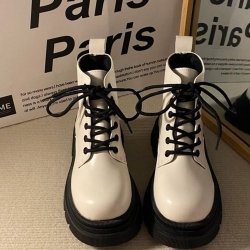 【HLF JYH】2023馬汀靴 歐美 中筒 長筒 馬丁鞋 繫帶 馬丁靴 黑色 百搭 超輕量 軍靴 馬丁 馬汀 短靴 顯瘦 時尚 經典