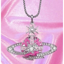 嘻planet粉色項鍊