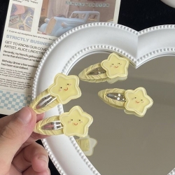 微笑小星髮夾