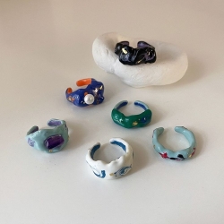 法式油彩風戒指