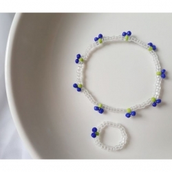小藍莓串珠手鍊