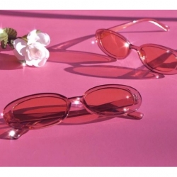 千禧透明粉墨鏡