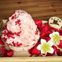 玫瑰雪花冰 