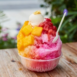 芒果草莓冰