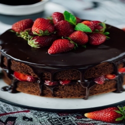 巧克力草莓蛋糕