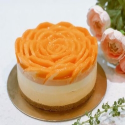 芒果玫瑰雙層生乳酪