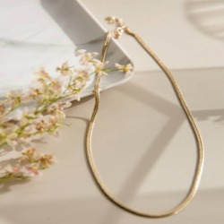 歐美俐落蛇紋頸項鍊