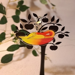 水果鸚鵡吊飾-芒果1