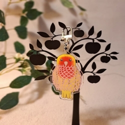 水果鸚鵡吊飾-芒果2