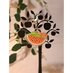 水果鸚鵡吊飾-西瓜1