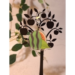 水果鸚鵡吊飾-西瓜2