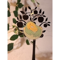 水果鸚鵡吊飾-哈密瓜1