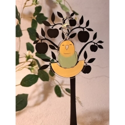 水果鸚鵡吊飾-哈密瓜2