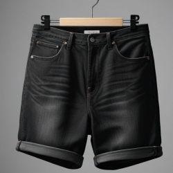 經典黑魅牛仔短褲