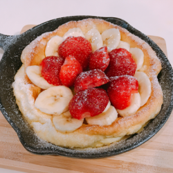 香蕉草莓鬆餅