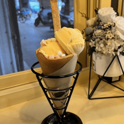 香蕉冰淇淋可麗餅